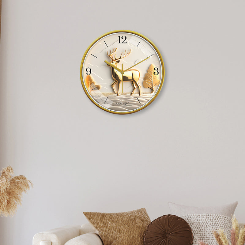 Buy Fairytale Snowland Wall Clock Wall Clock from Vaaree