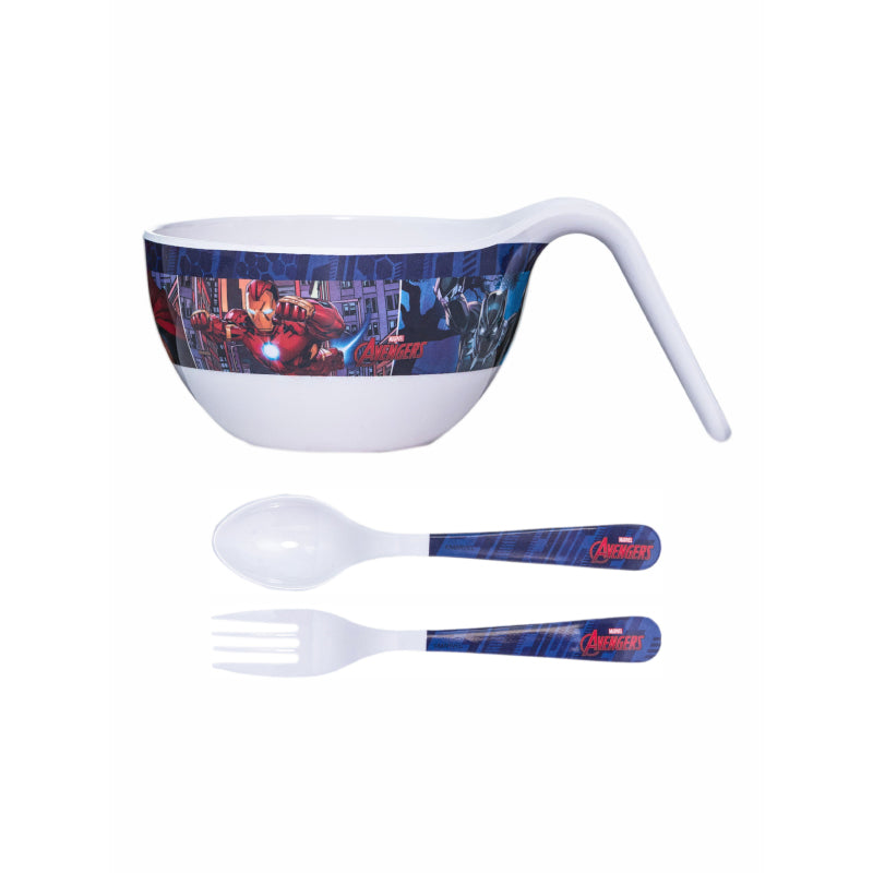 Kids Bowls - Iron Man Power Kids Bowl With Spoons - 650 ML