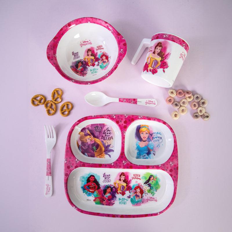 Buy Princess Fiesta Kids Dining Set - Five Piece Set Kids Dinner Set from Vaaree