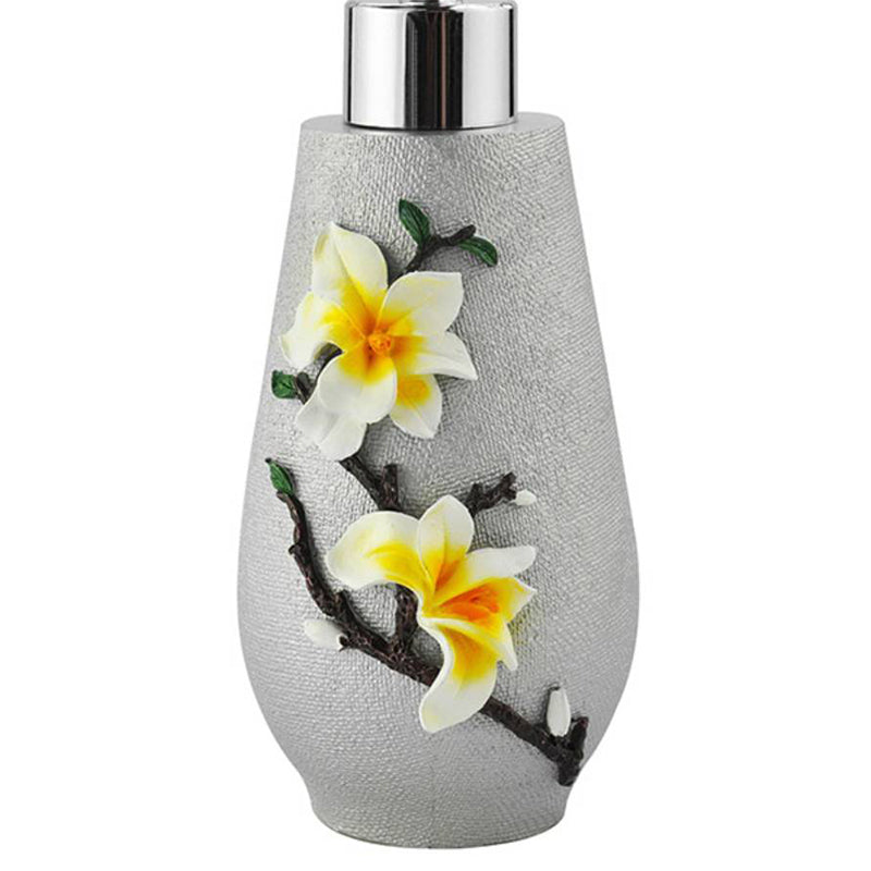 Buy Daisy Florae Soap Dispenser - Silver Accessories & Sets from Vaaree