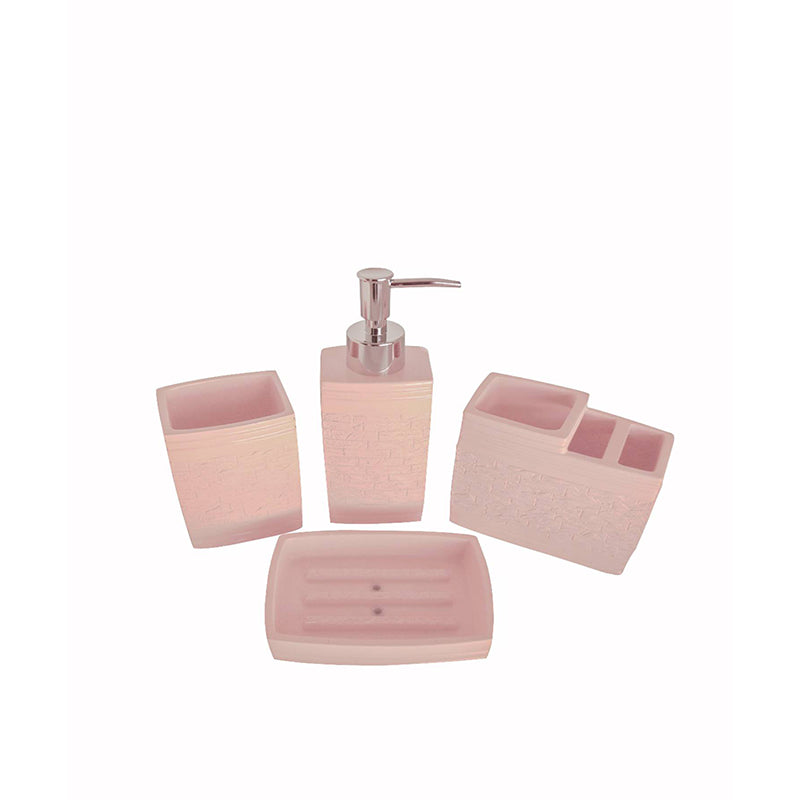 Buy Amgo Bathroom Set - Pink Accessories & Sets from Vaaree