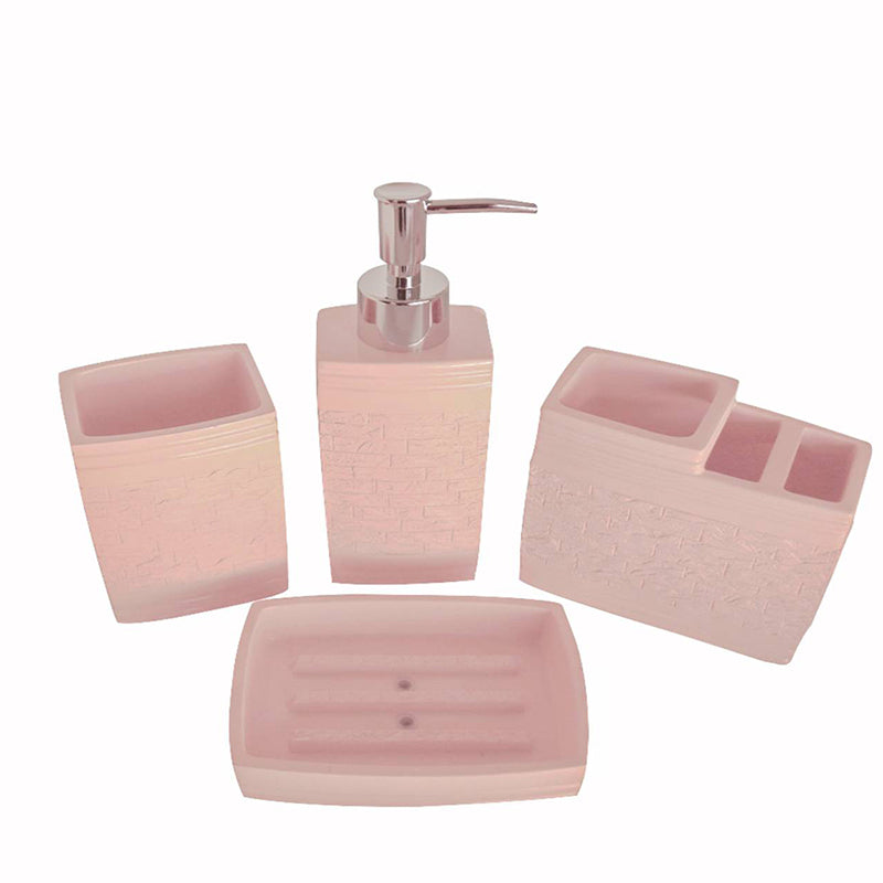 Buy Amgo Bathroom Set - Pink Accessories & Sets from Vaaree