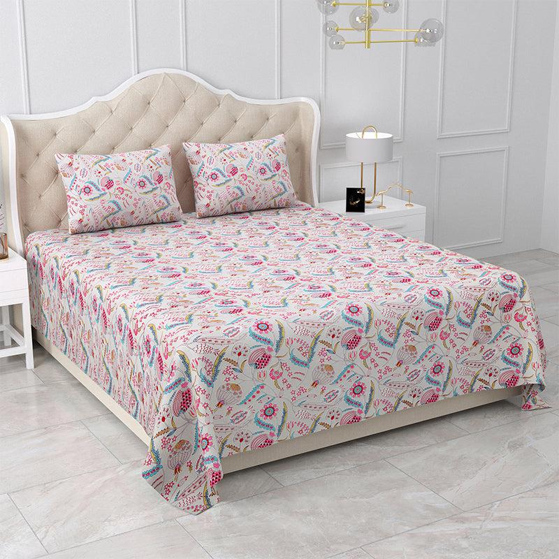 Buy Plix Floral Bedsheet Bedsheets from Vaaree