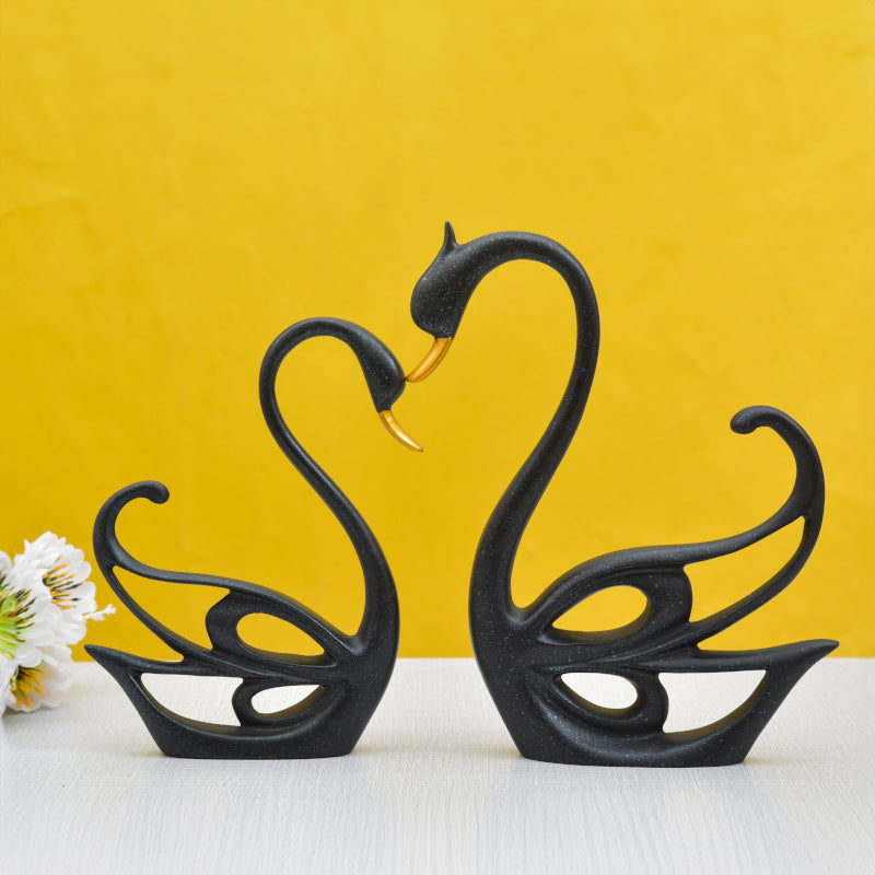 Buy Swan Match Showpiece - Set Of Two Showpieces from Vaaree