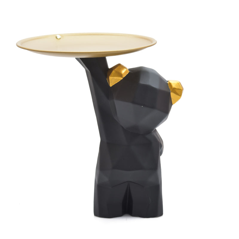 Buy Mr Teddy Shine Showpiece - Black Showpieces from Vaaree