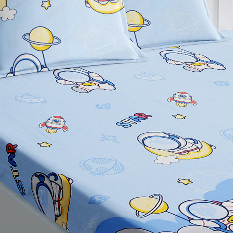 Buy Space Astronuts Kids Bedsheet Bedsheets from Vaaree