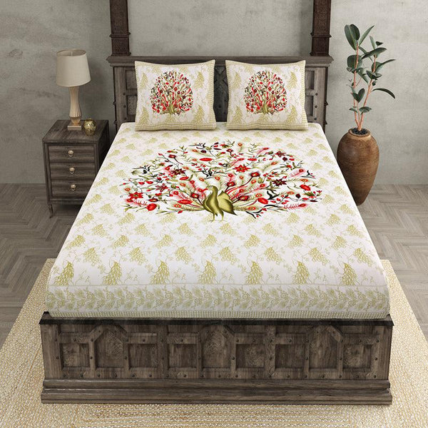 Buy Navil Ethnic Bedsheet - Multicolor Bedsheets from Vaaree