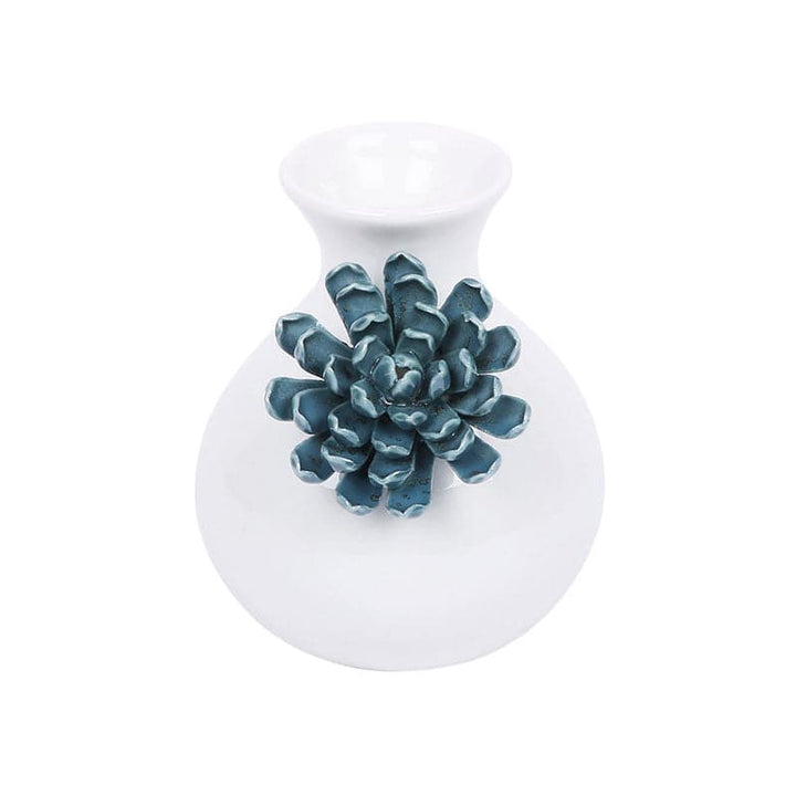 Buy White Ceramic Vase at Vaaree online | Beautiful Vase to choose from