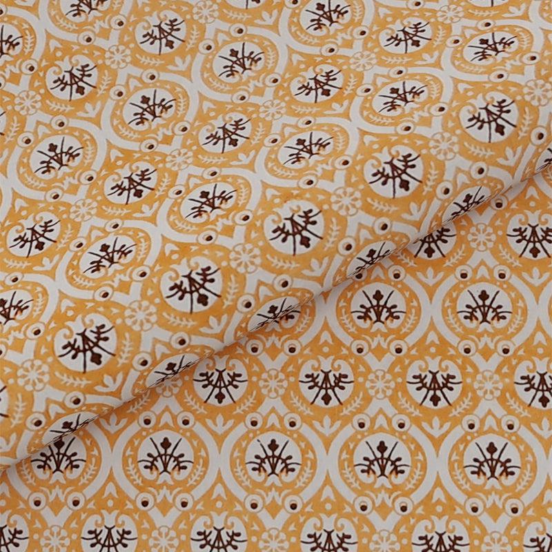 Buy Kinova Printed Bedsheet - Orange Bedsheets from Vaaree