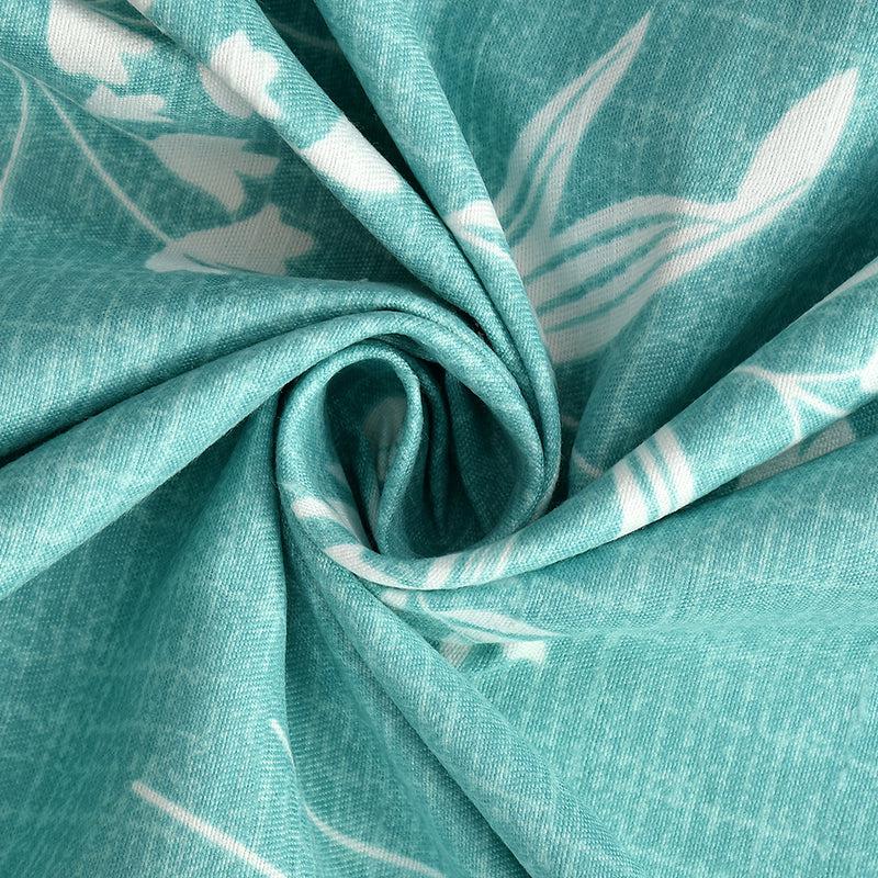 Buy Cotinus Floral Bedsheet - Aqua Green Bedsheets from Vaaree