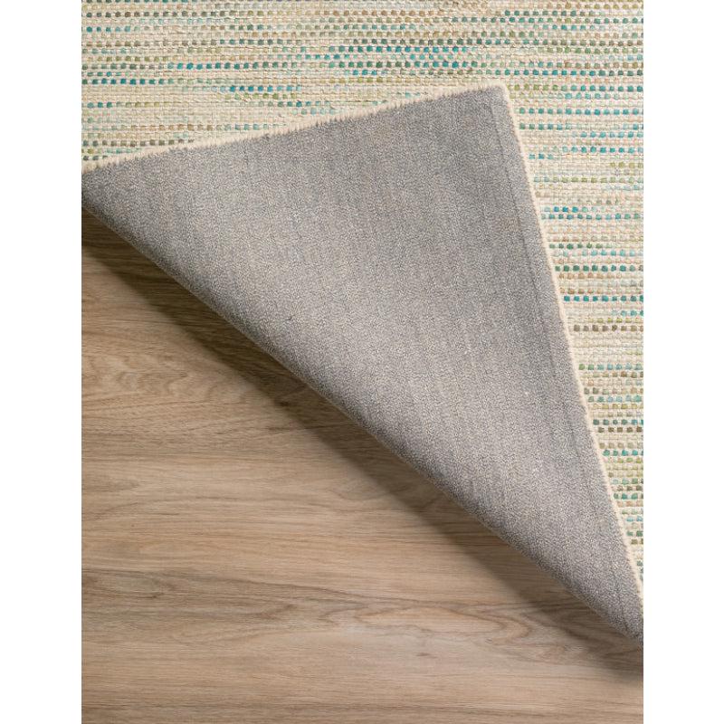 Buy Lasumi Hand Woven Rug - Bluish Cream Rugs from Vaaree