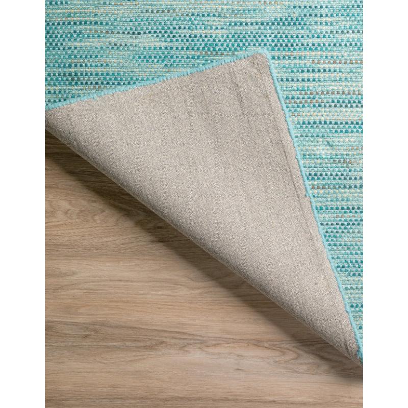 Buy Lasumi Hand Woven Rug - Teal Rugs from Vaaree