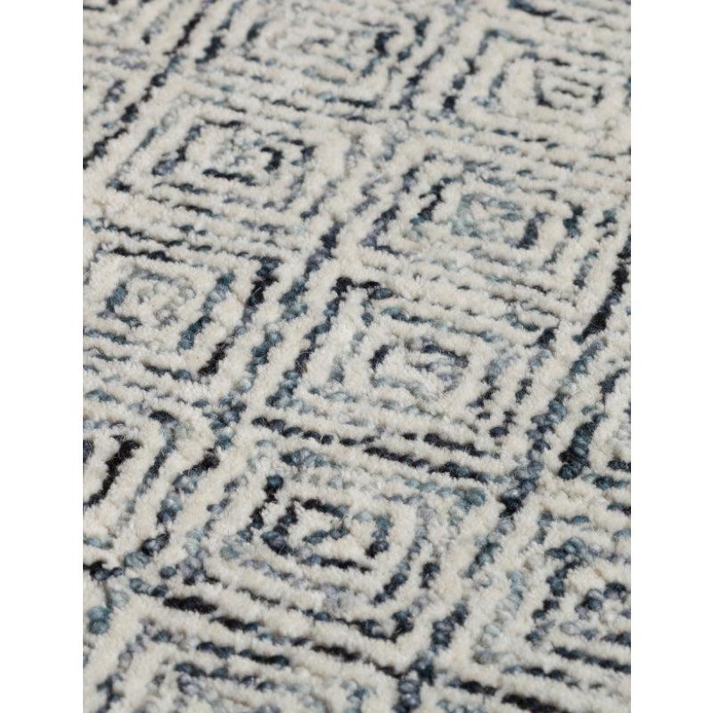 Buy Timeless Textures Hand Tufted Rug - Charcoal & White Rugs from Vaaree