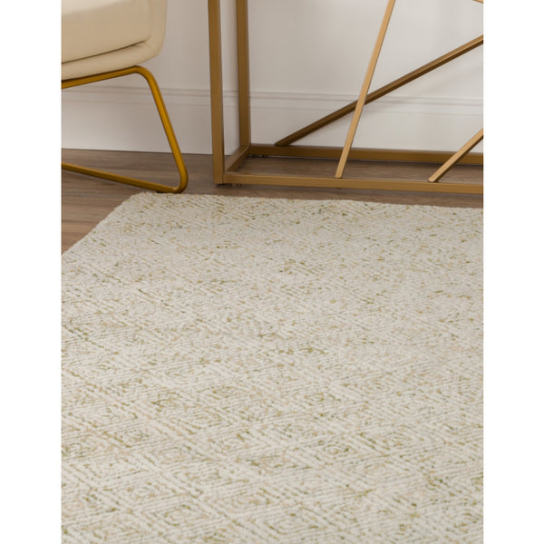 Rugs - Timeless Textures Hand Tufted Rug - Olive & White