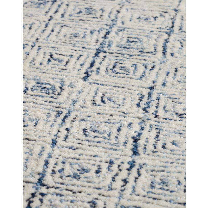 Rugs - Timeless Textures Hand Tufted Rug - Blue & White