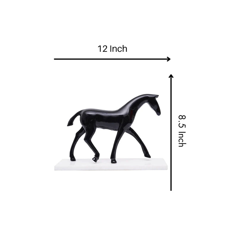 Buy Ines Black Mare Showpiece Showpieces from Vaaree