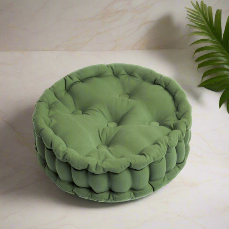 Buy Aidan Floor Cushion - Light Green Floor Cushions from Vaaree