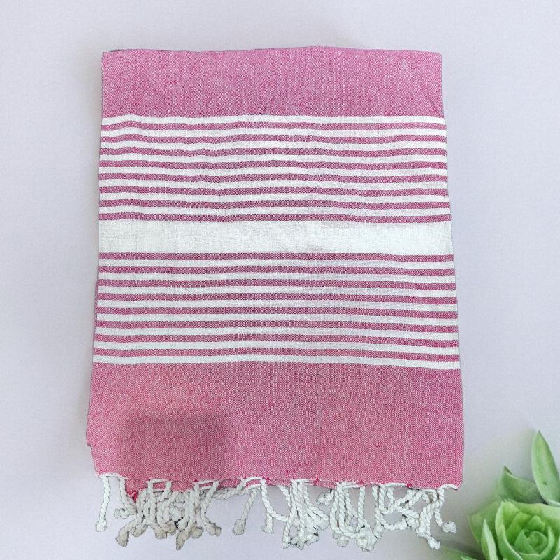 Buy Darsha Bath Towel - Pink Bath Towels from Vaaree