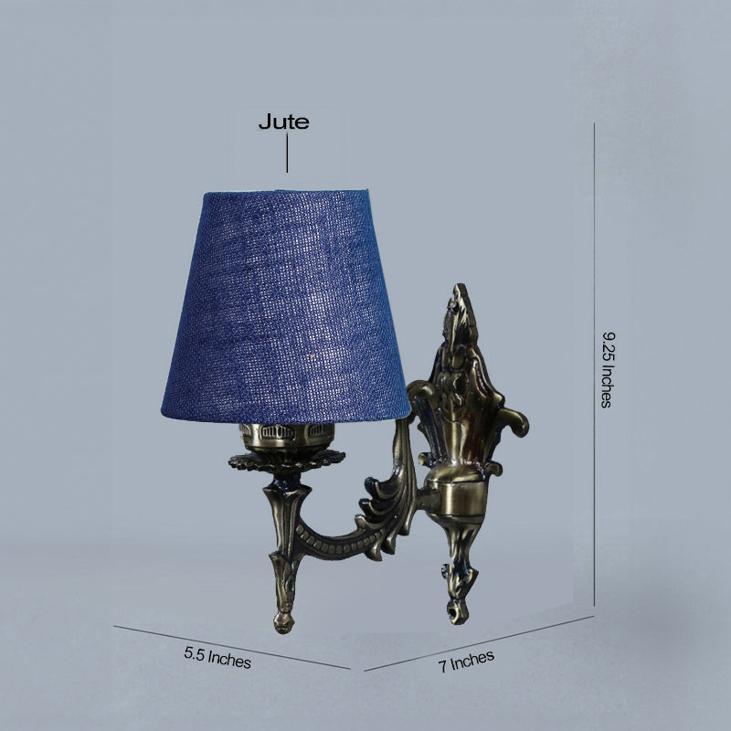 Wall Lamp - Vista Edrel Conical Wall Lamp - Blue