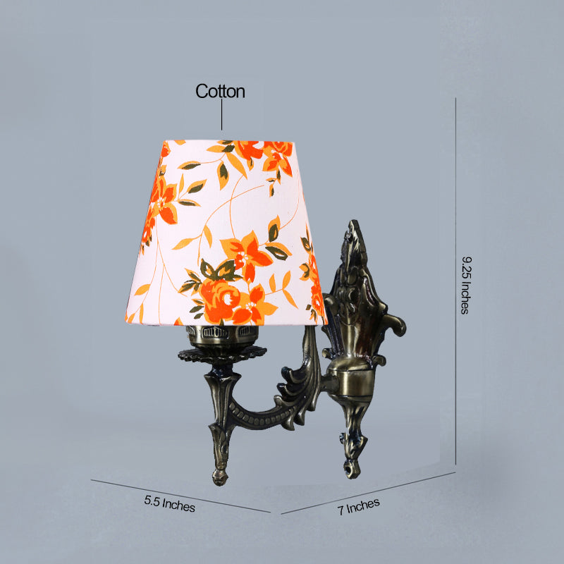 Wall Lamp - Vista Edrel Ibis Flora Conical Wall Lamp