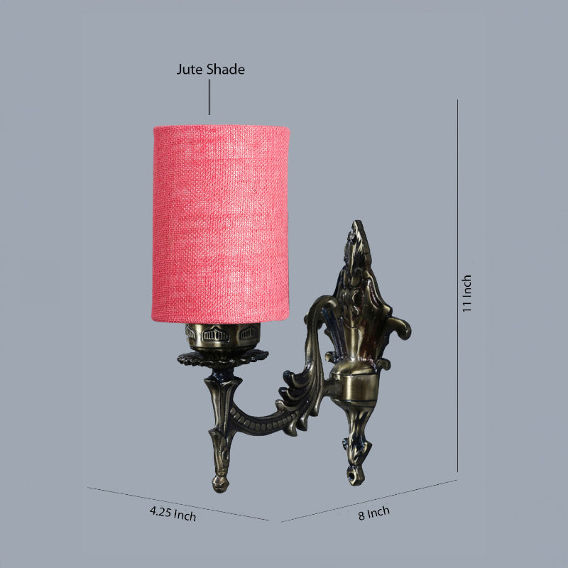 Buy Vista Edrel Cylindrical Wall Lamp - Pink Wall Lamp from Vaaree