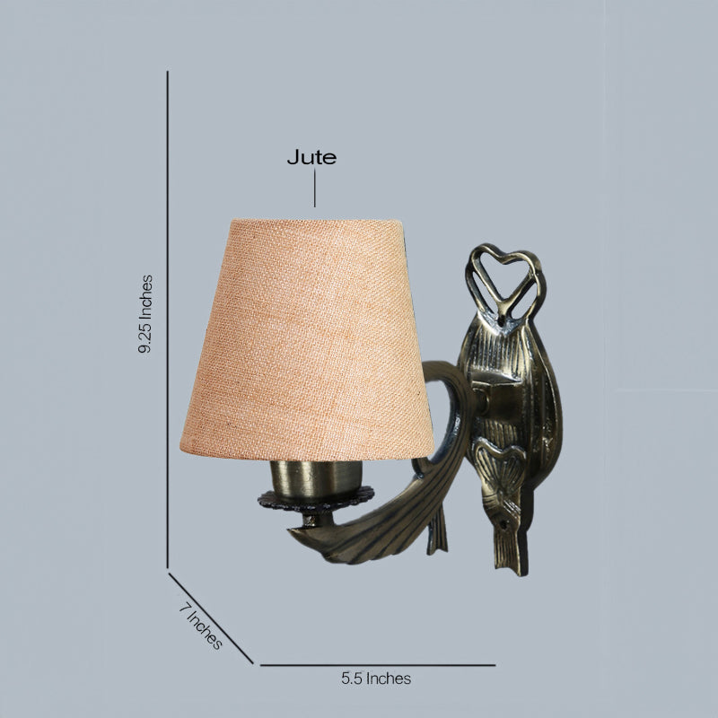 Wall Lamp - Love Gleam Atva Conical Wall Lamp - Beige