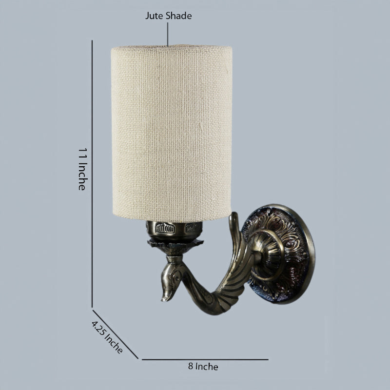 Wall Lamp - Amro Retro Cylindrical Wall Lamp - White