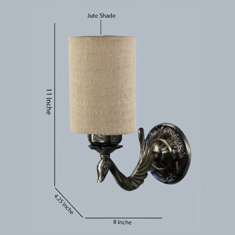 Wall Lamp - Amro Retro Cylindrical Wall Lamp - Beige