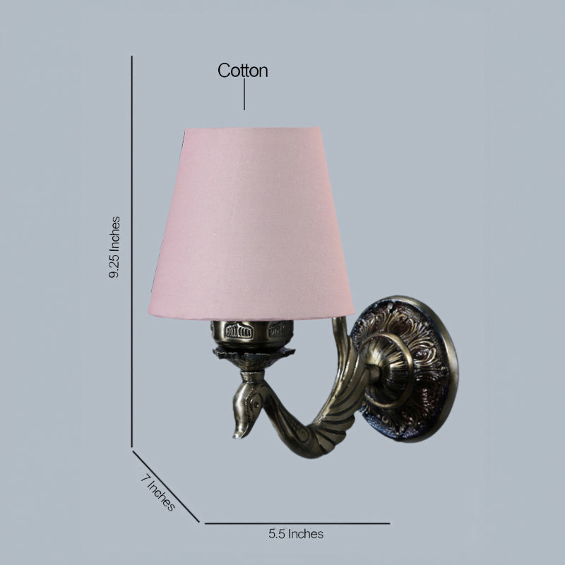 Wall Lamp - Amro Retro Conical Wall Lamp - Grey