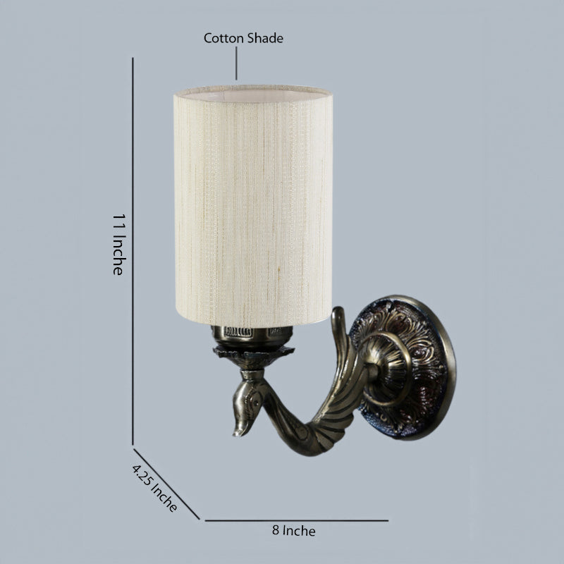 Wall Lamp - Amro Retro Cylindrical Wall Lamp - Off White