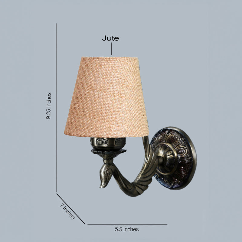 Wall Lamp - Amro Retro Conical Wall Lamp - Beige