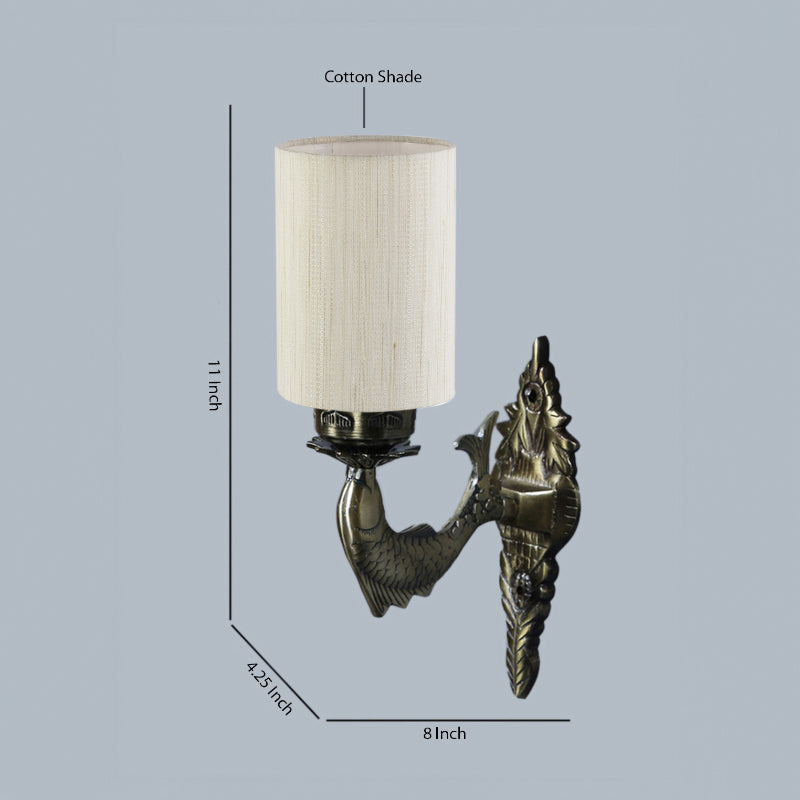 Wall Lamp - Ziada Stiva Cylindrical Wall Lamp - Off White