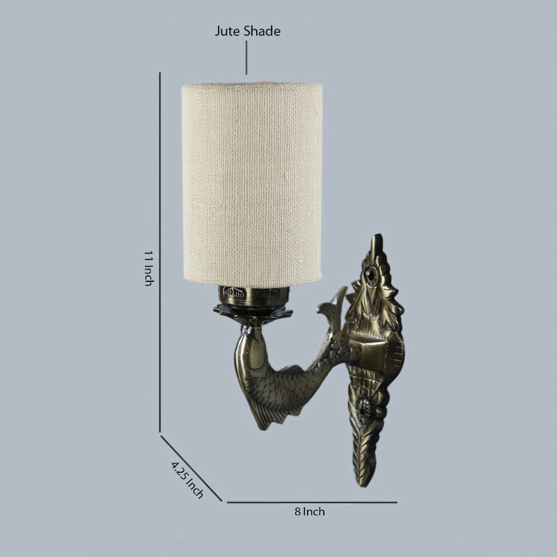 Wall Lamp - Ziada Stiva Cylindrical Wall Lamp - White