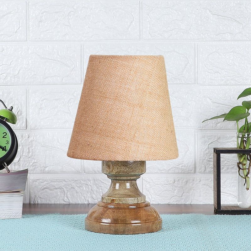 Table Lamp - Harolda Table Lamp With Jute Shade - Beige