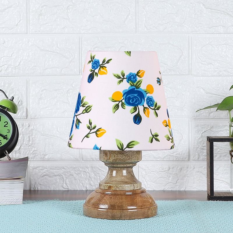 Table Lamp - Harolda Blue Fleur Table Lamp