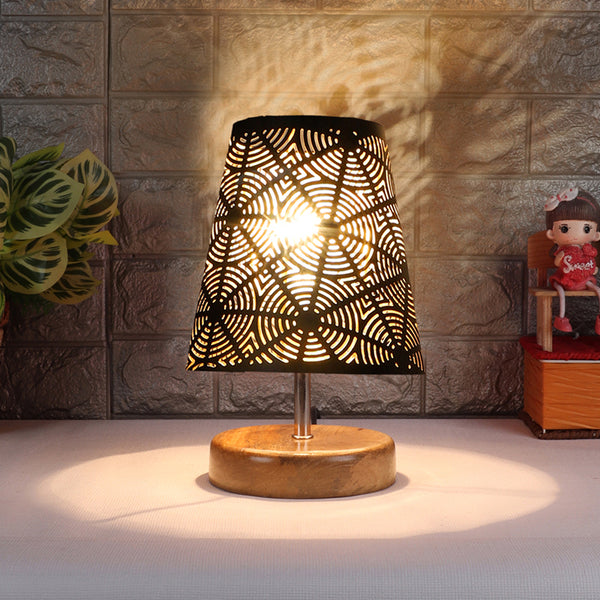 Table Lamp - Neso Etched Table Lamp - Black