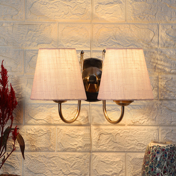 Buy Veda Duo Conical Wall Lamp - White Wall Lamp from Vaaree