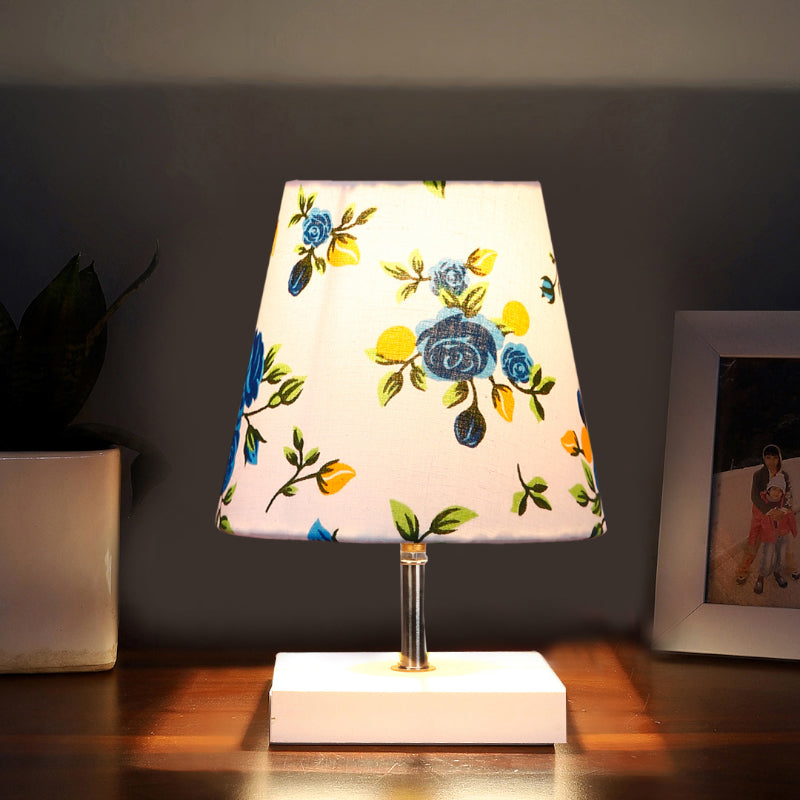 Table Lamp - Alsa Blue Fleur Table Lamp