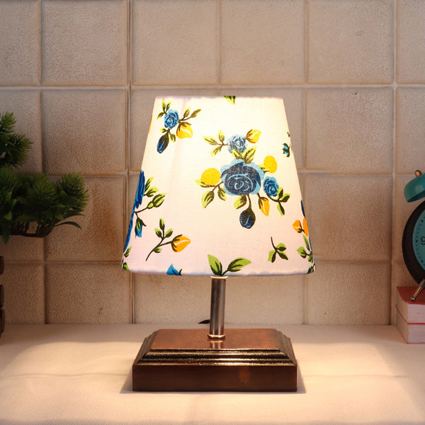 Table Lamp - Niksha Blue Fleur Table Lamp