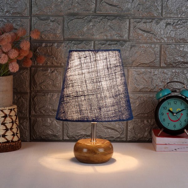 Table Lamp - Astrova Table Lamp With Jute Shade - Blue