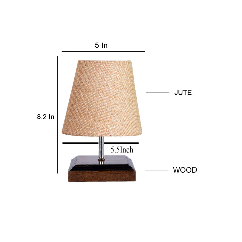 Table Lamp - Niksha Table Lamp With Jute Shade - Beige