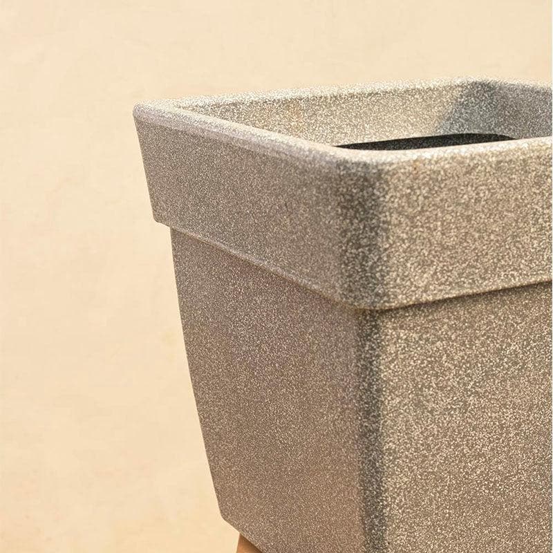 Buy Ugaoo Barca Square Medium Planter - Grey Pots & Planters from Vaaree