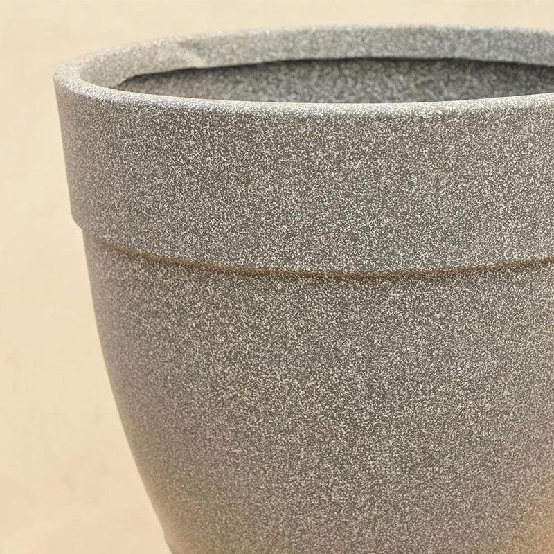 Buy Ugaoo Barca Round Large Planter - Grey Pots & Planters from Vaaree