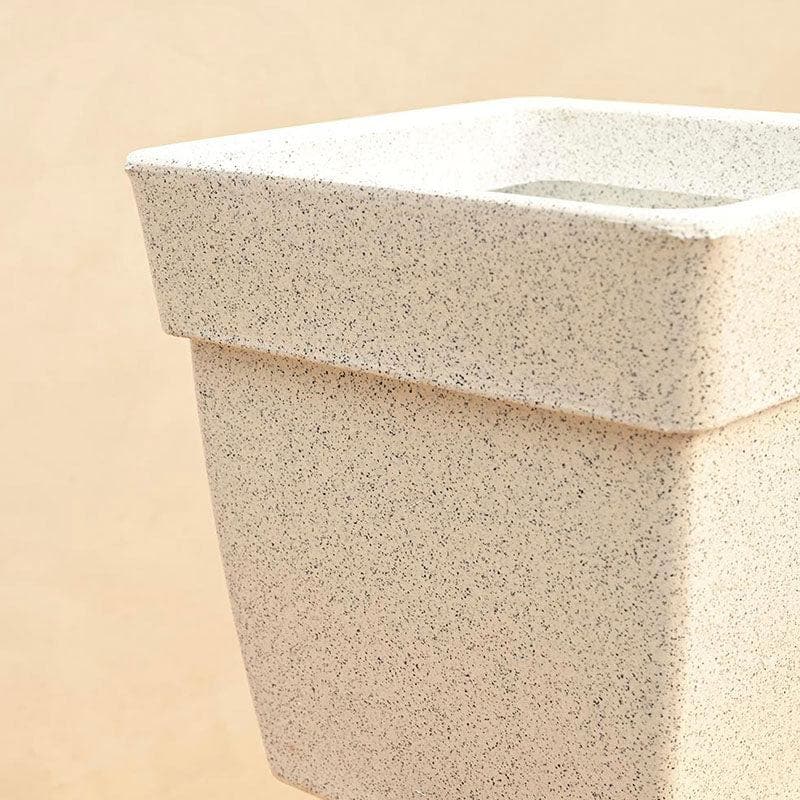 Buy Ugaoo Barca Square Medium Planter - White Pots & Planters from Vaaree