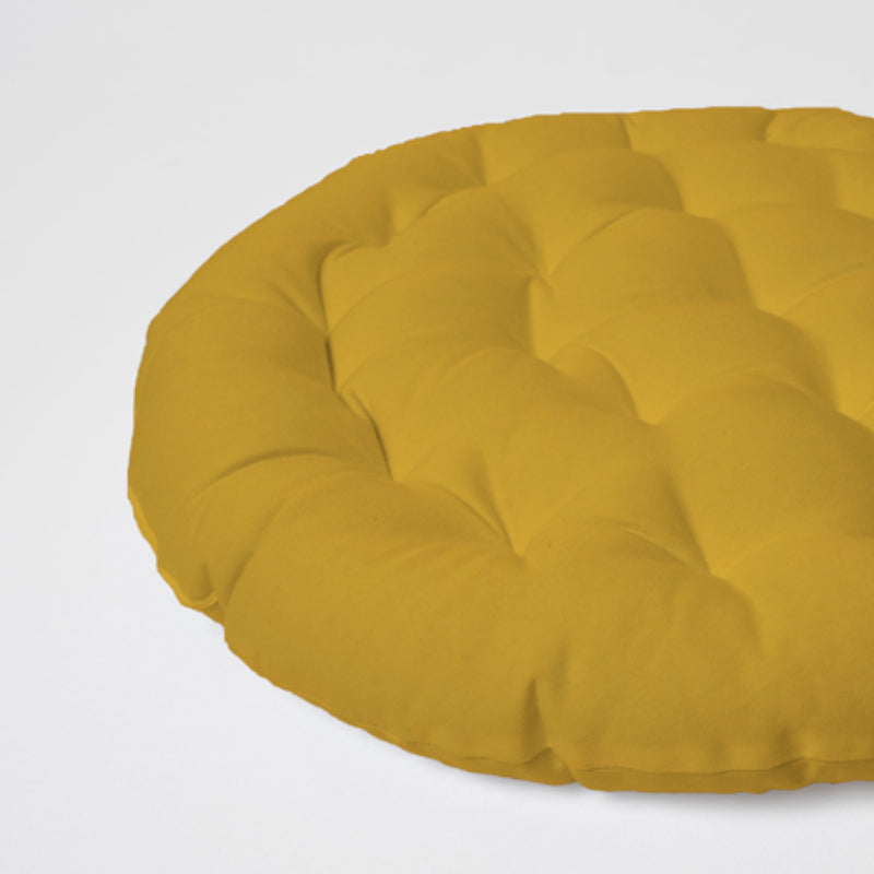 Buy Gloria Floor Cushion (Mustard Yellow) - Set Of Three Floor Cushions from Vaaree