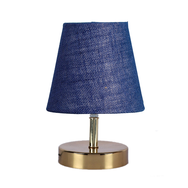 Table Lamp - Alba Table Lamp With Jute Shade - Blue