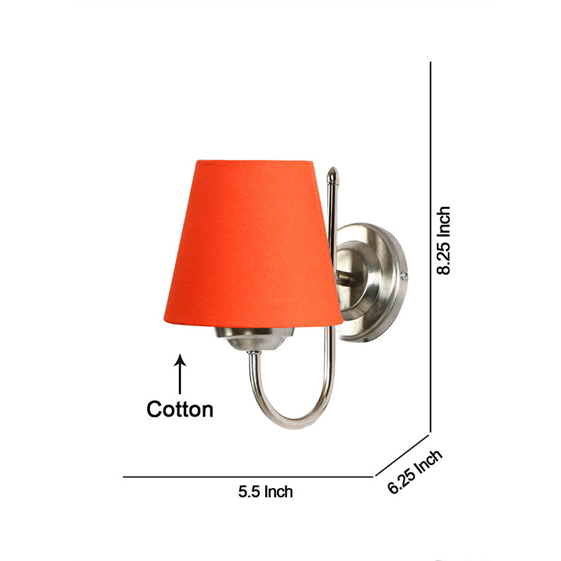 Buy Altura Conical Wall Lamp - Orange Wall Lamp from Vaaree