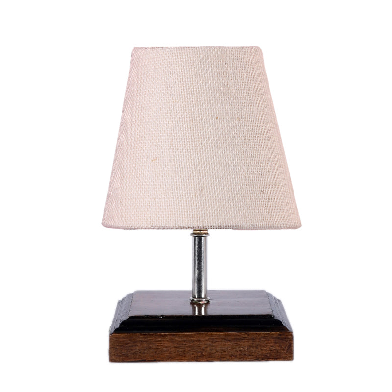 Table Lamp - Niksha Table Lamp With Jute Shade - White