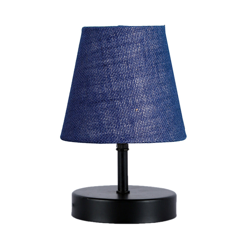 Table Lamp - Otravo Table Lamp With Jute Shade - Blue