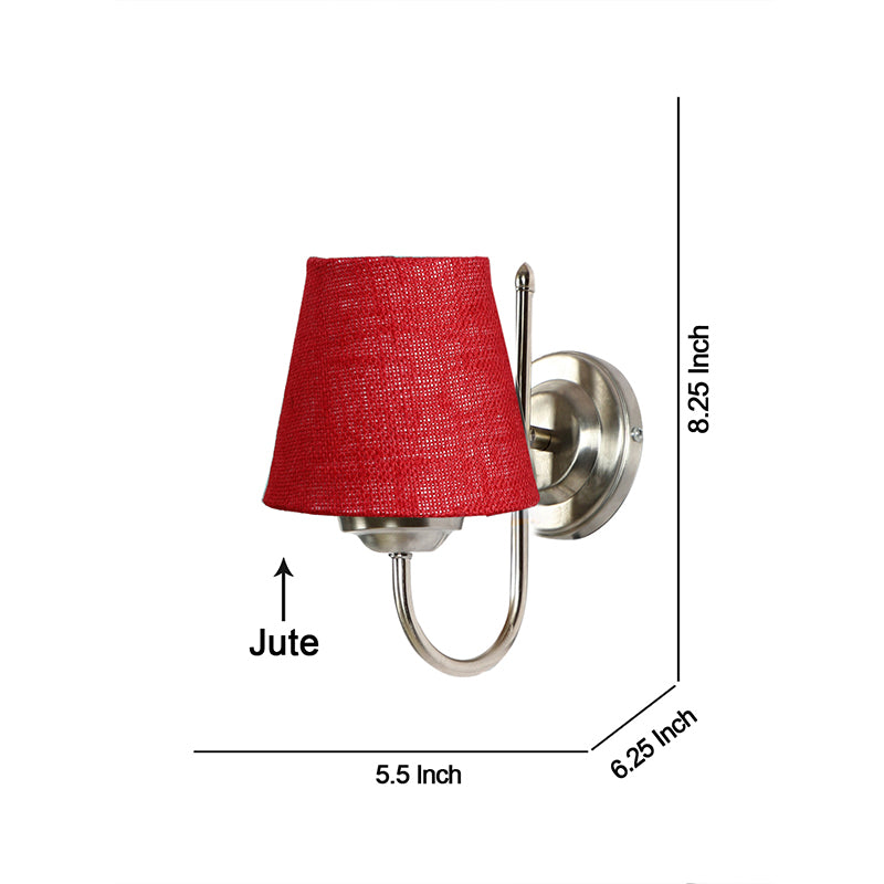 Wall Lamp - Altura Conical Wall Lamp - Maroon